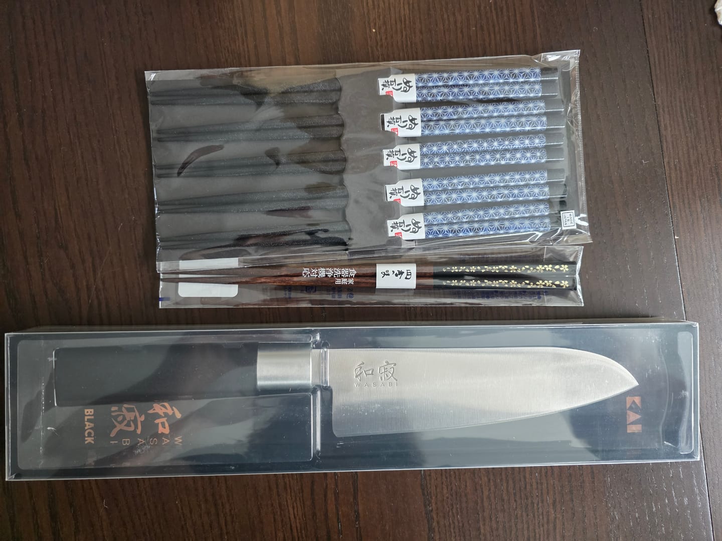 Customer photo review of Nóż Santoku - Wasabi Black 16,5 cm