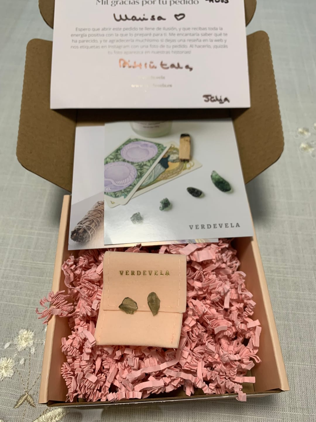 Customer photo review of Moldavita Masivo | Buena Suerte - Espiritualidad