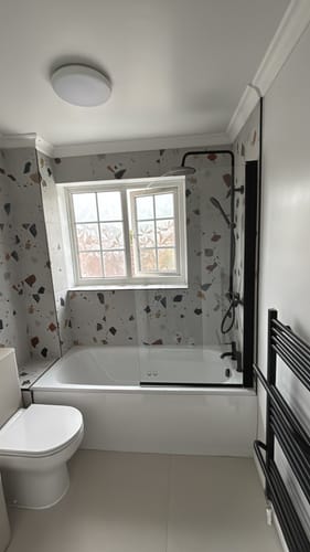 Customer photo review of Roca Contesa Single Ended Steel Bath - 1600mm x 700mm - 2 Tap Hole