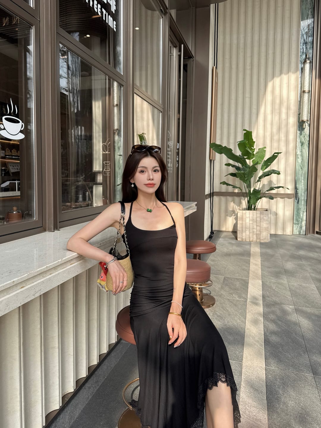 Customer photo review of IAMXIAA Cross Back Slim Fit Camisole