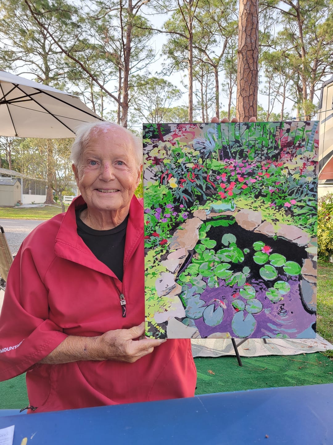 Customer photo review of Custom Paint By Numbers - Turn Trip Memory into Art