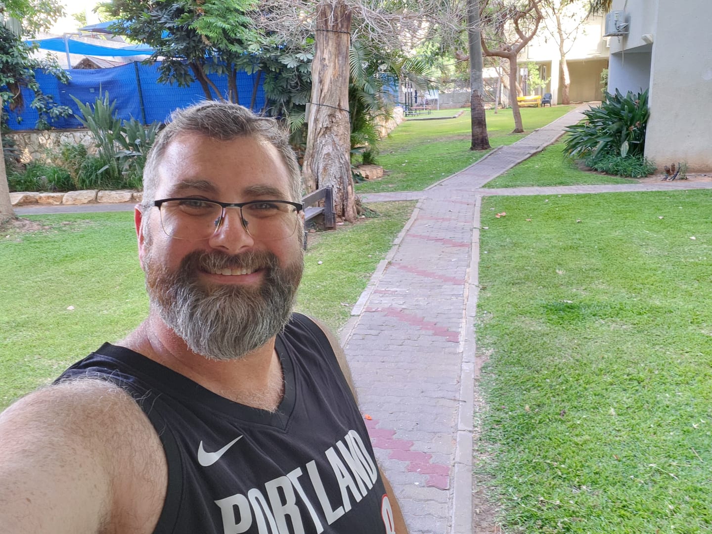 Customer photo review of גופיית NBA דני אבדיה פורטלנד טרייל בלייזרס –  שחור 2025/26 | HOOPERS