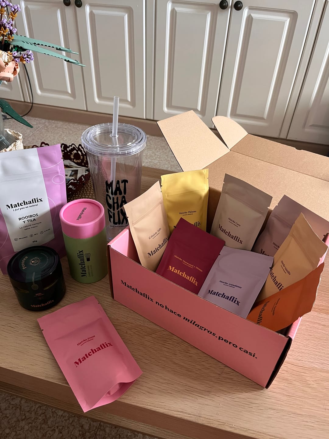 Customer photo review of Pack Té Matcha Sabores Premium 100% Degustación