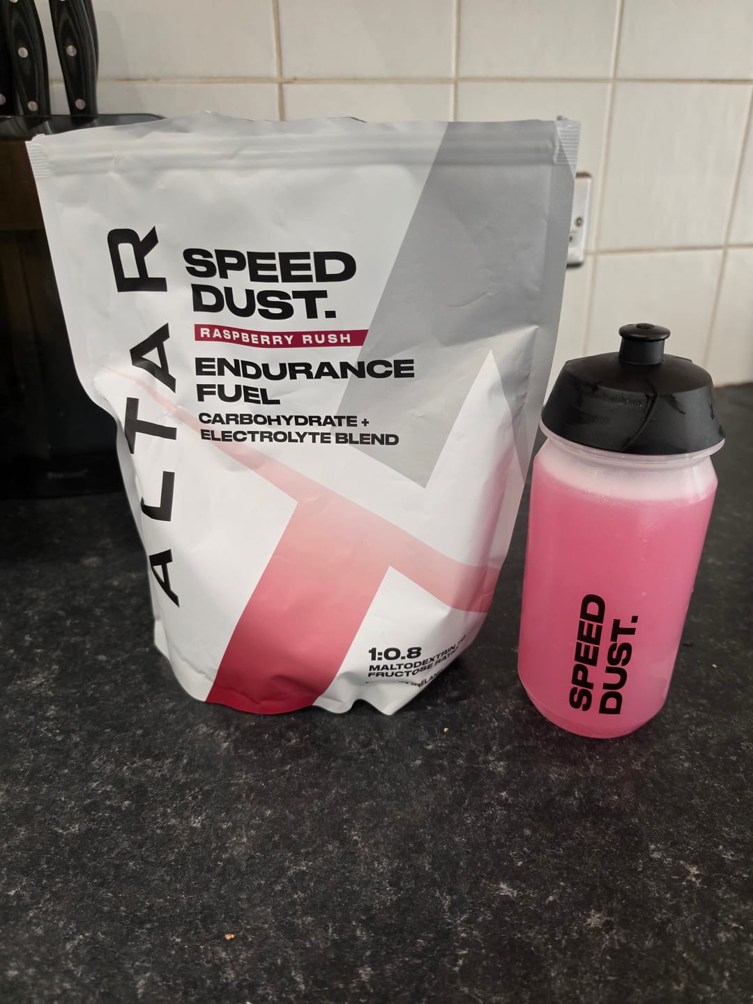 Customer photo review of Speed Dust + Bottle Bundle