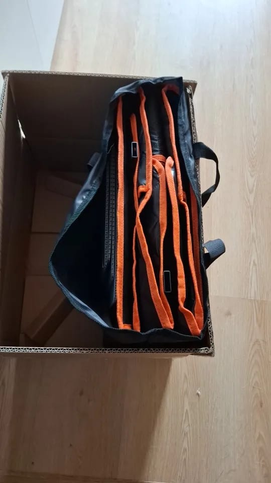 Customer photo review of Hard-Bottom Dog Car Seat Hammock — Steady Bed for Large & Senior Dogs
