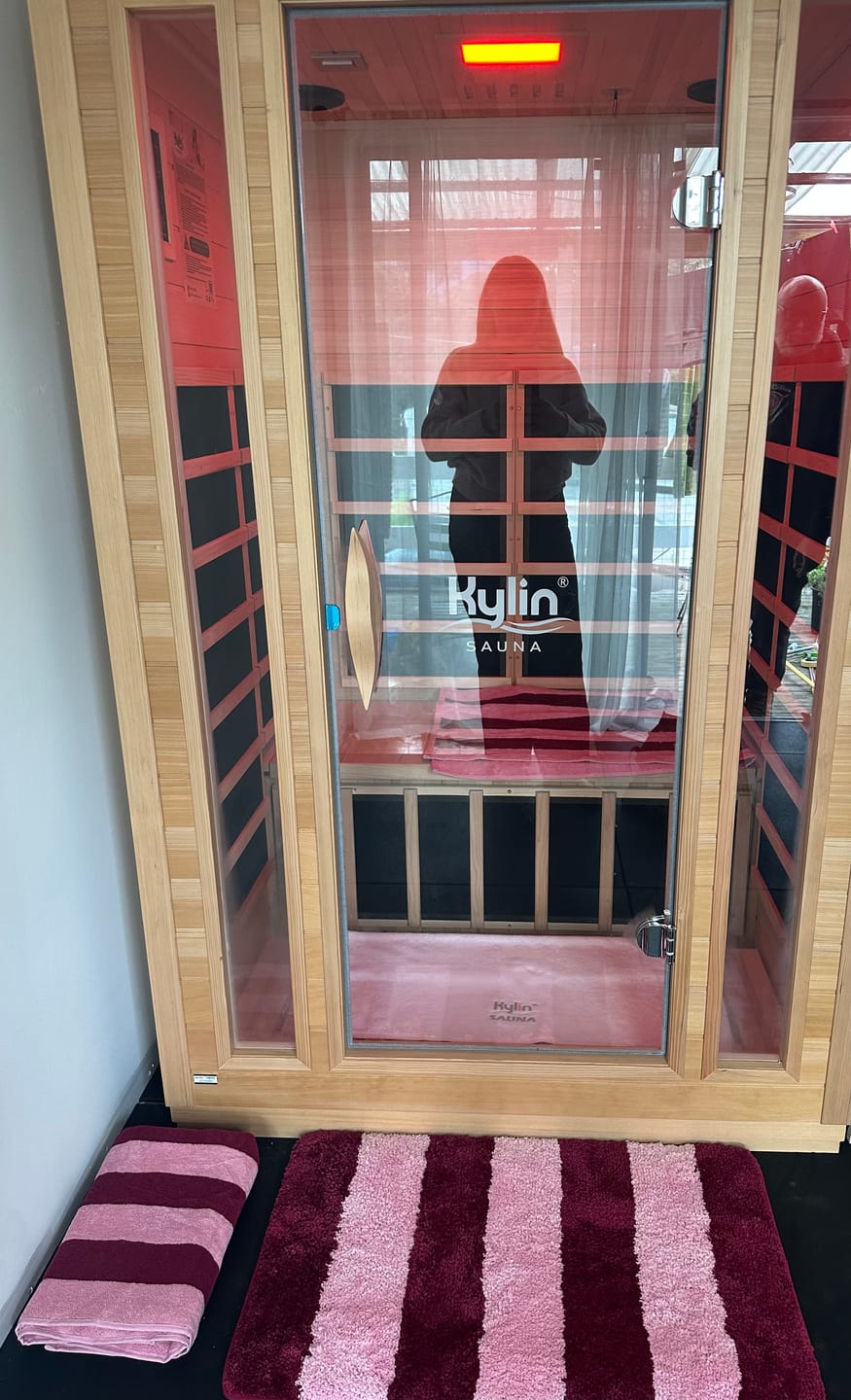 Customer photo review of Kylin Low EMF Premium Carbon Far Infrared Sauna 2 people - K8202