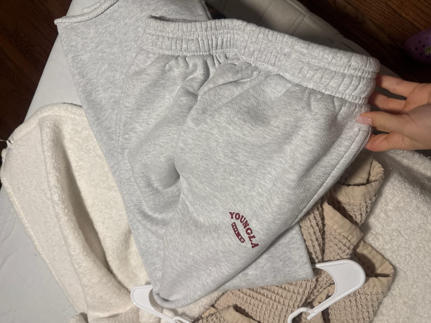 Customer photo review of W2241 - P.E. Rawcut Sweats