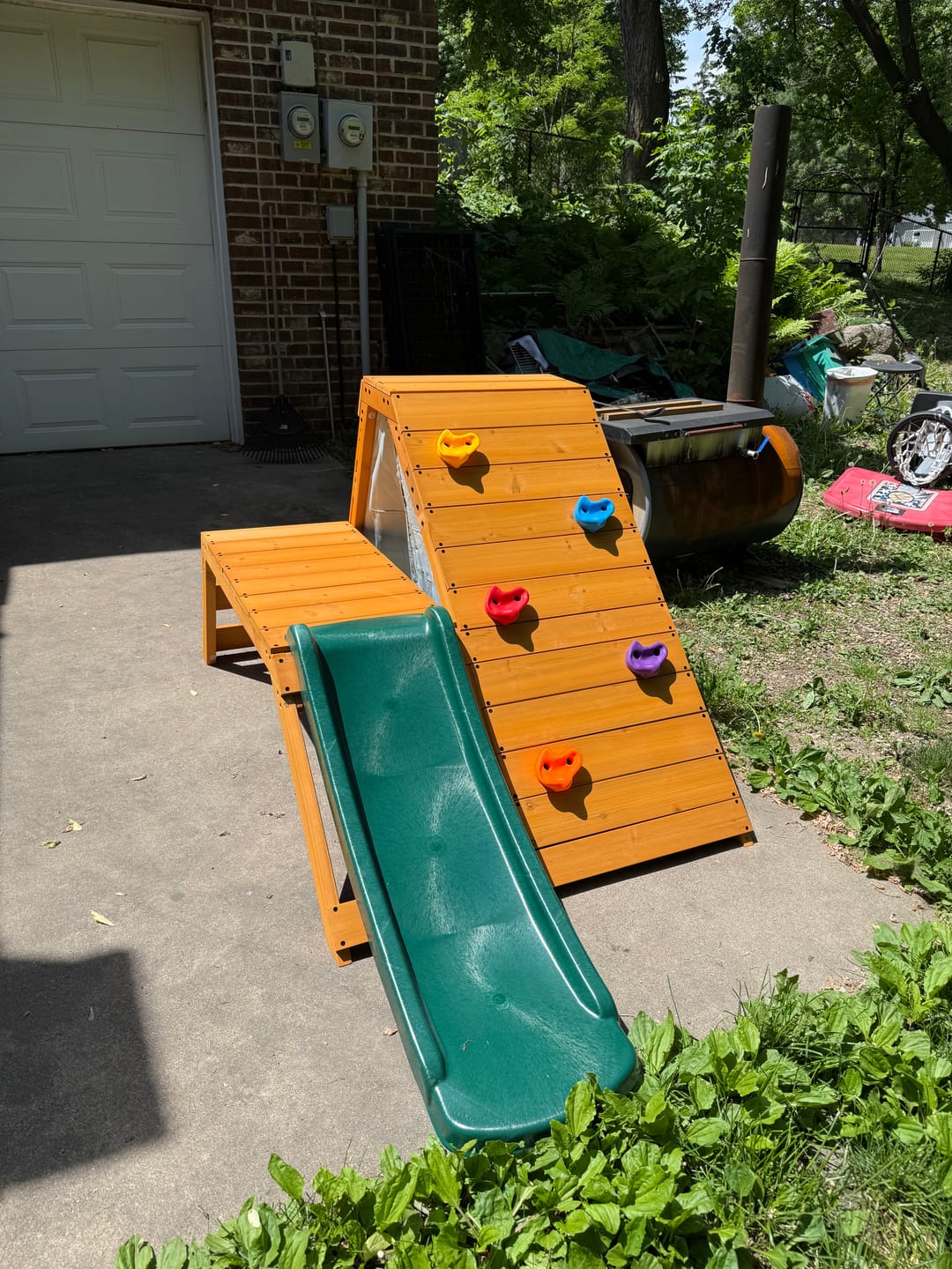 Customer photo review of Palm - 5-in-1 Outdoor and Indoor Playground Playset