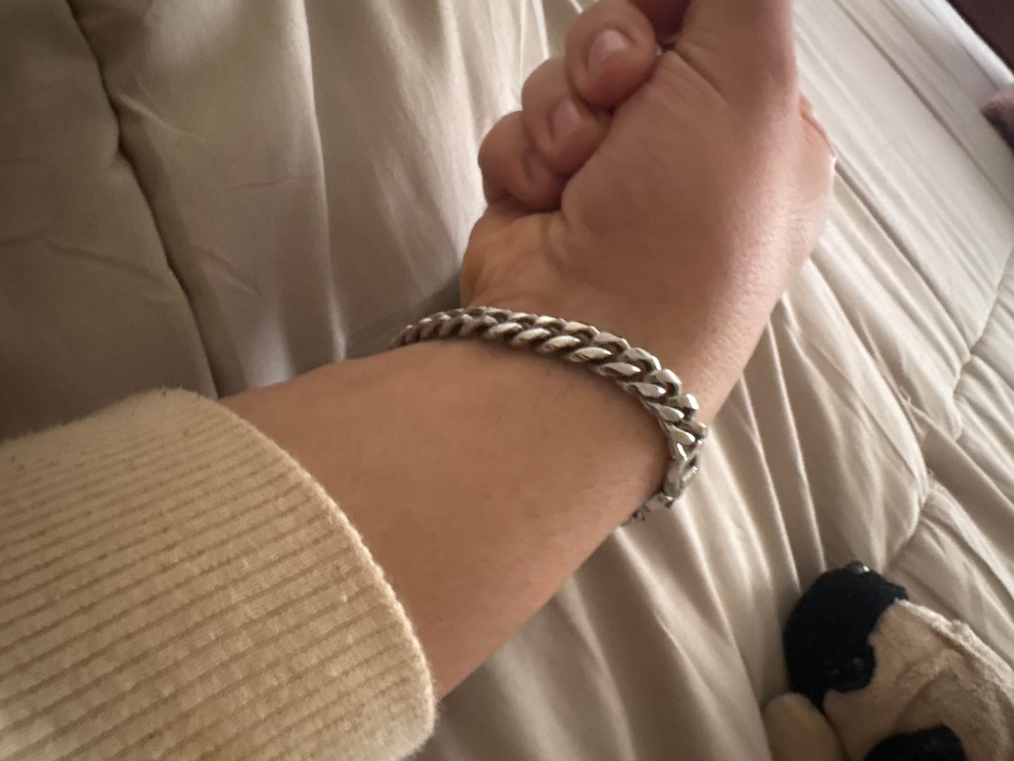 Customer photo review of Pulsera Cuban 8mm