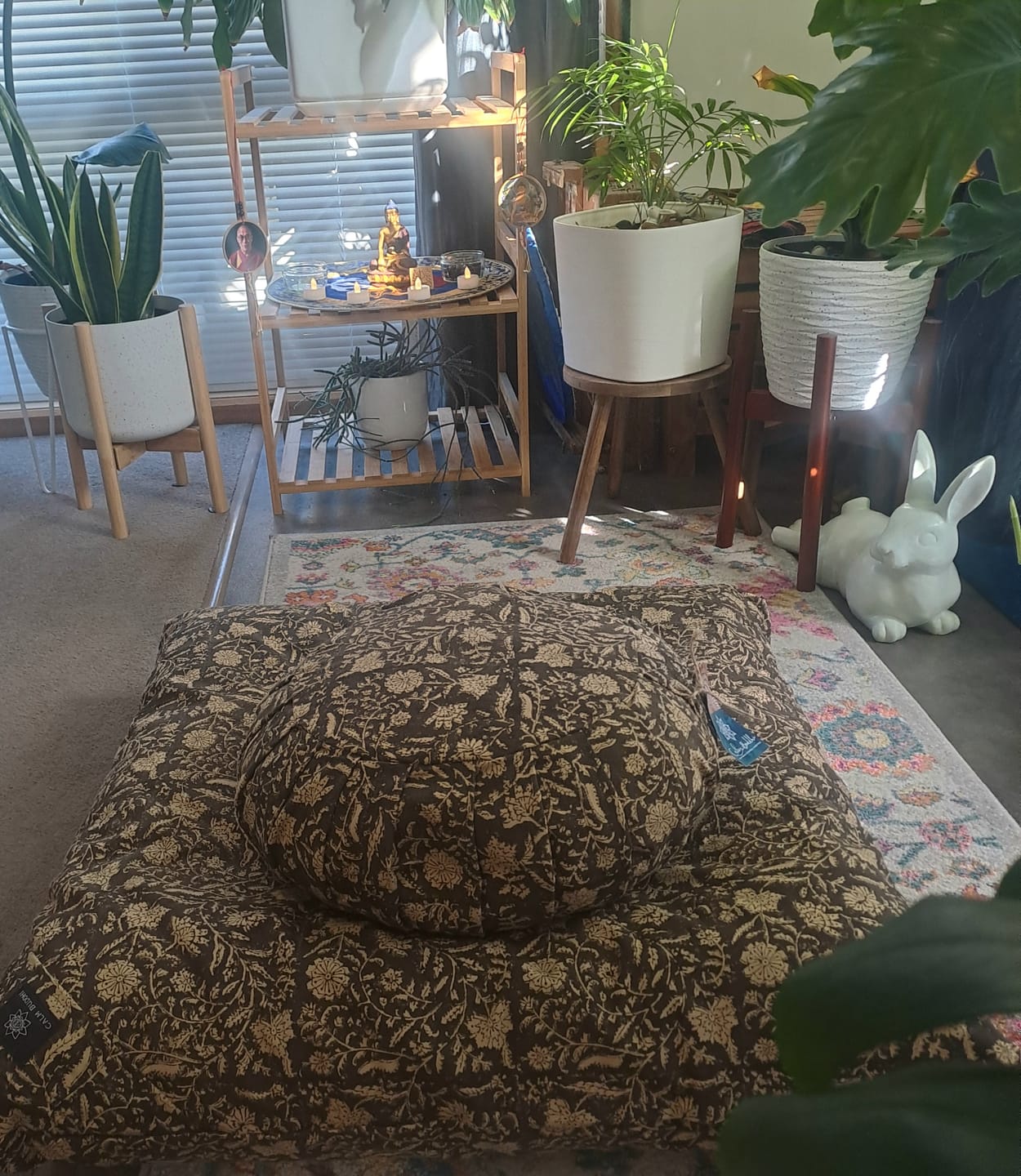Customer photo review of Meditation Cushion Set - Bhumi Garden