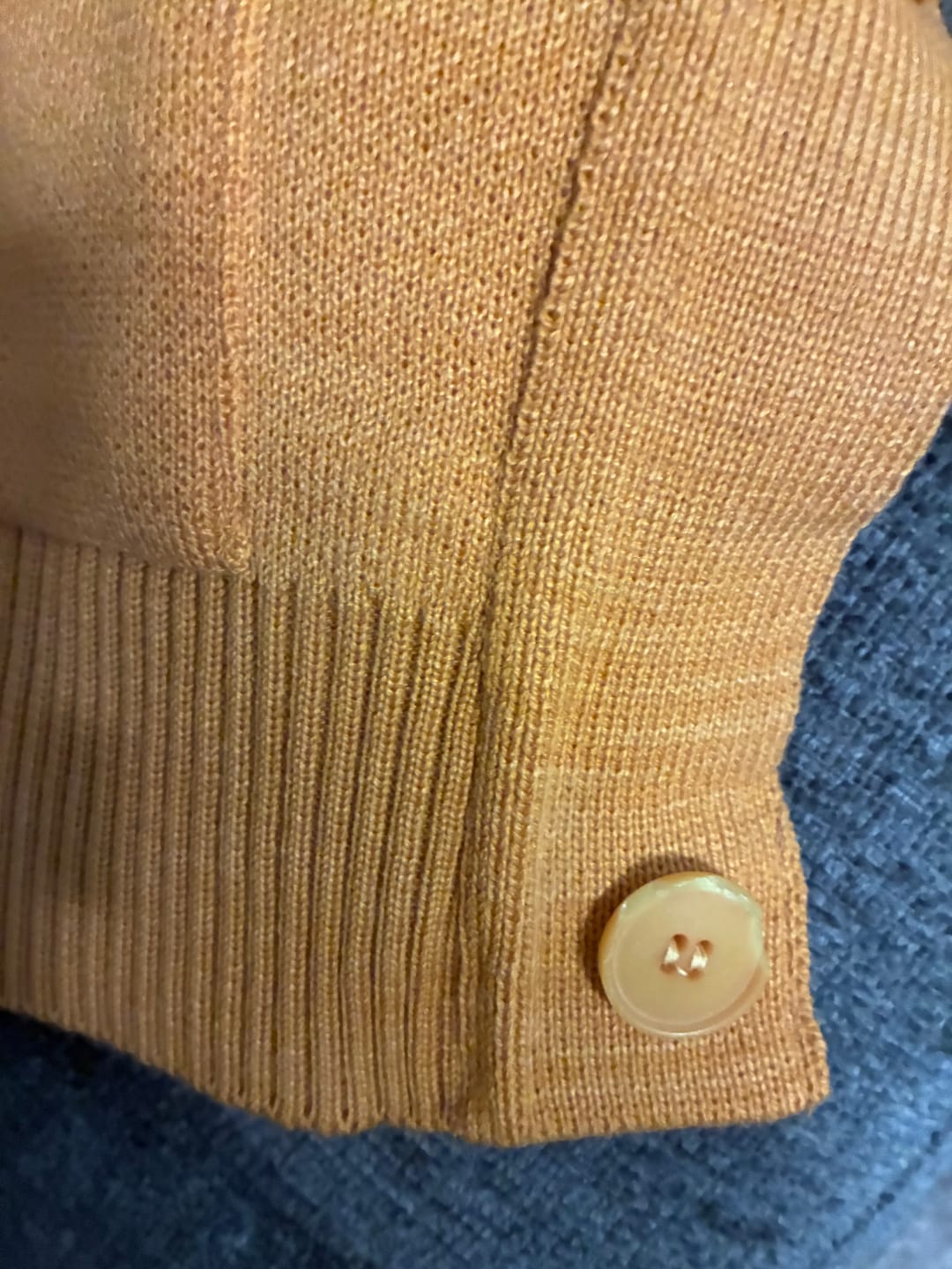 Customer photo review of AKA Golden Soror Cardigan