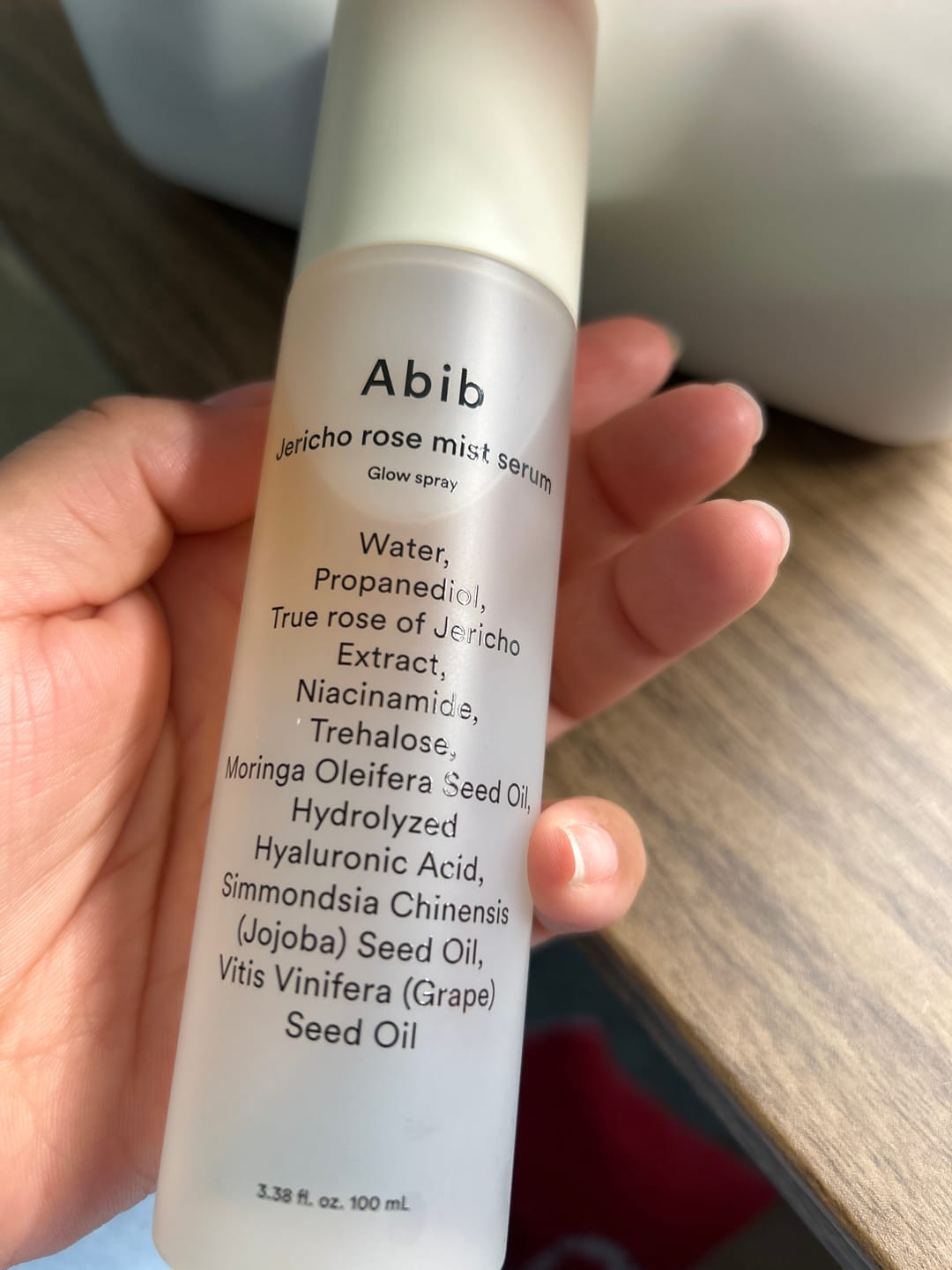 Customer photo review of Jericho rose mist serum Glow spray