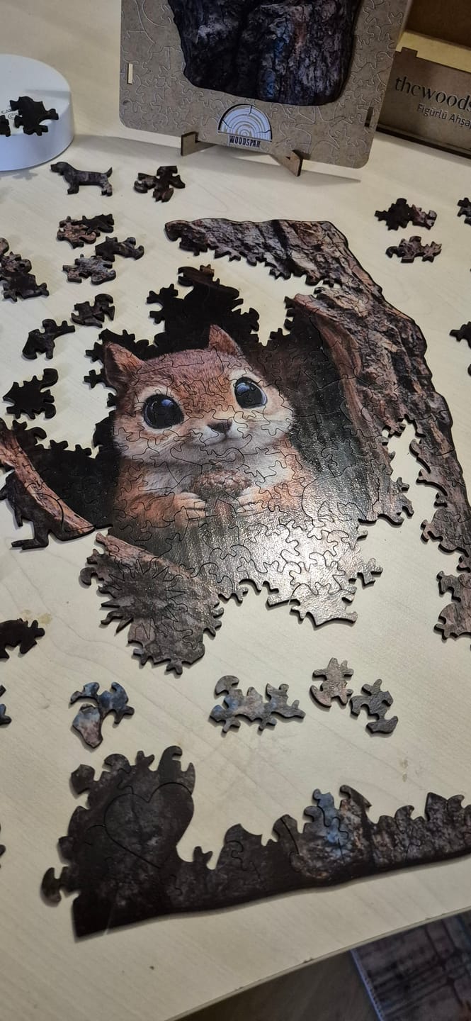 Customer photo review of Sincabın Hazinesi - Ahşap Puzzle