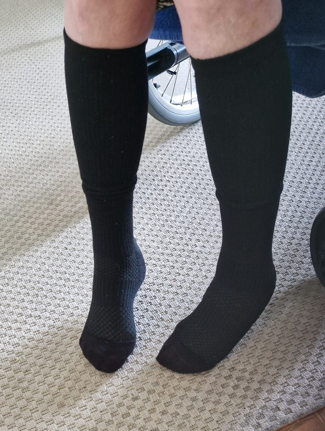Customer photo review of Støttestrømper