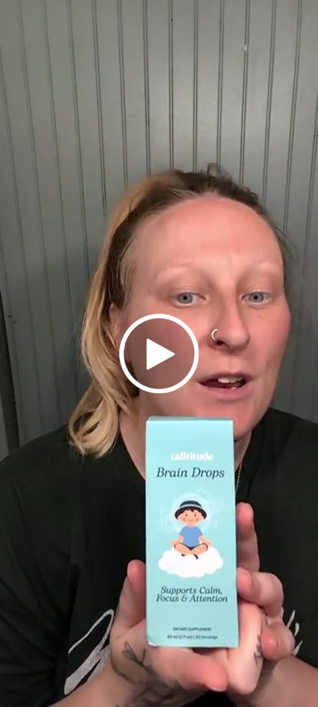 Customer video review of Brain Drops