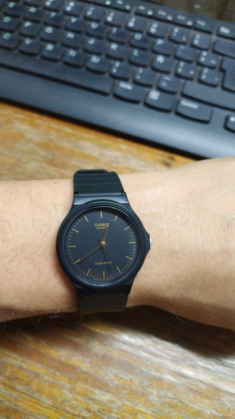 Customer photo review of Reloj Casio Vintage MQ-24-1ELDF Negro Flat