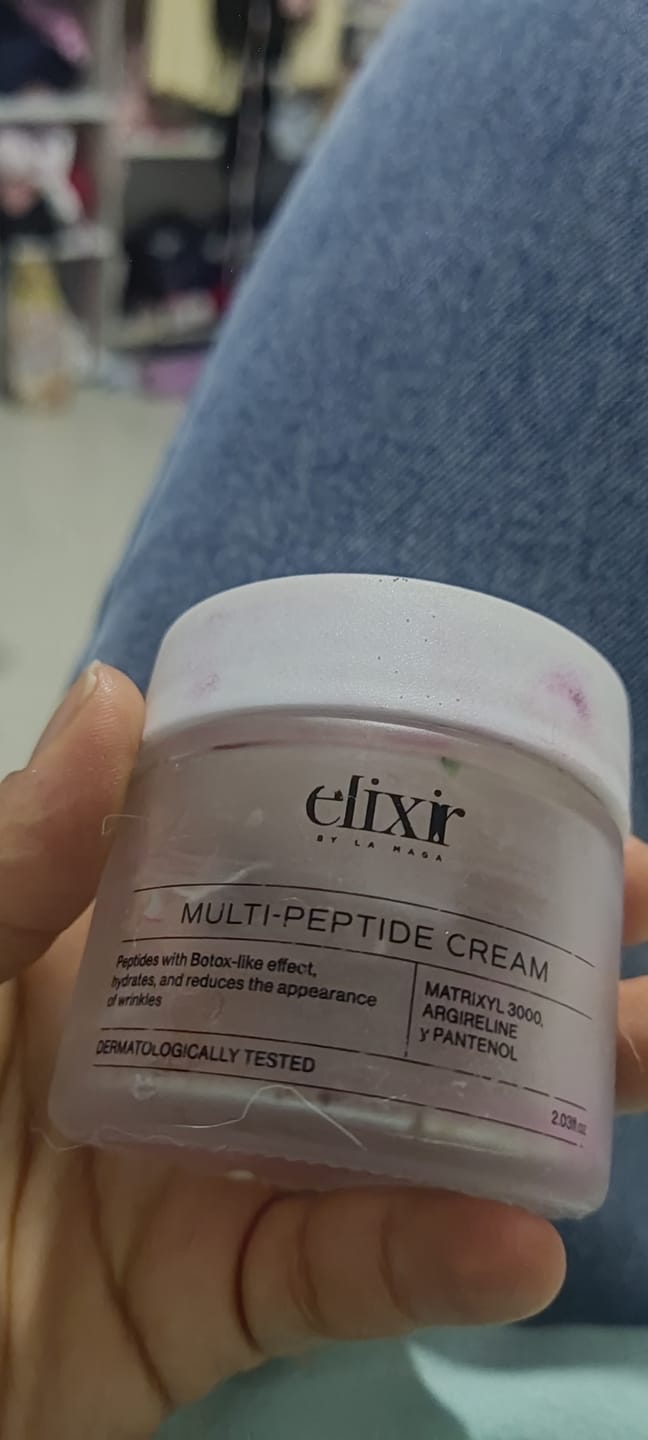 Customer photo review of Crema Multipéptidos - 60 ML