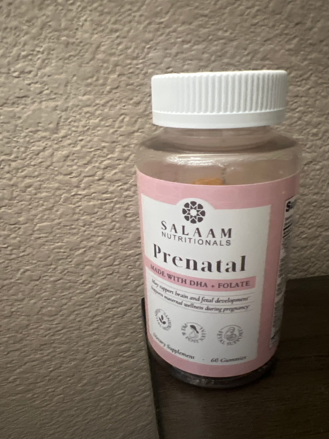 Customer photo review of (NEW) Halal Essential Prenatal Vitamins - Gummy Multivitamins with Folate & DHA - 60 Count