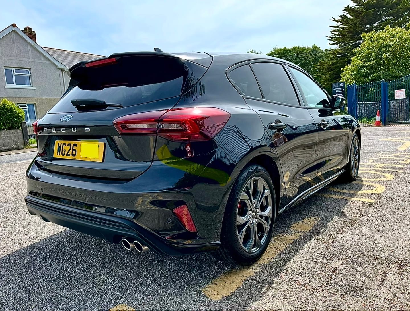 Customer photo review of Ford Focus Mk4/4.5 (Hatchback) Rear Reflector Surrounds - Gloss Black Painted