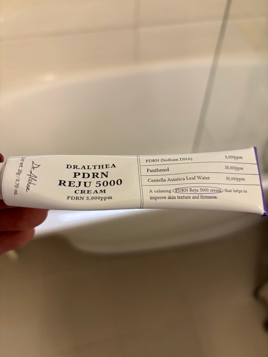 Customer photo review of Atjaunojošs un mitrinošs krēms Dr. Althea PDRN Reju 5000 Cream