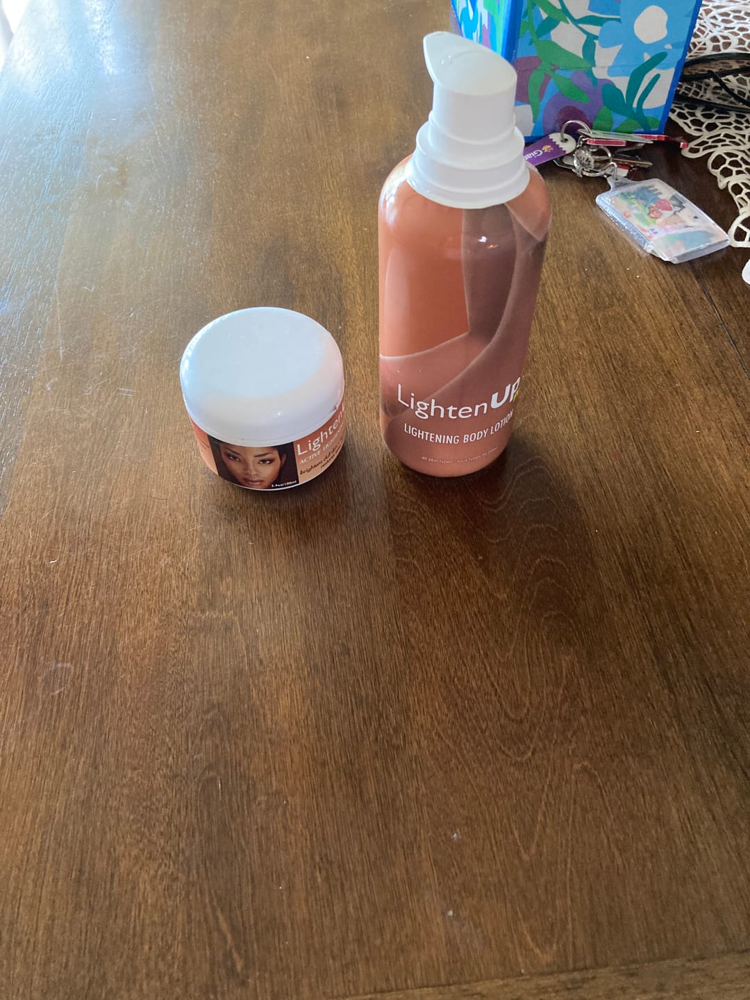 Customer photo review of LightenUp Plus Brightening Body Lotion