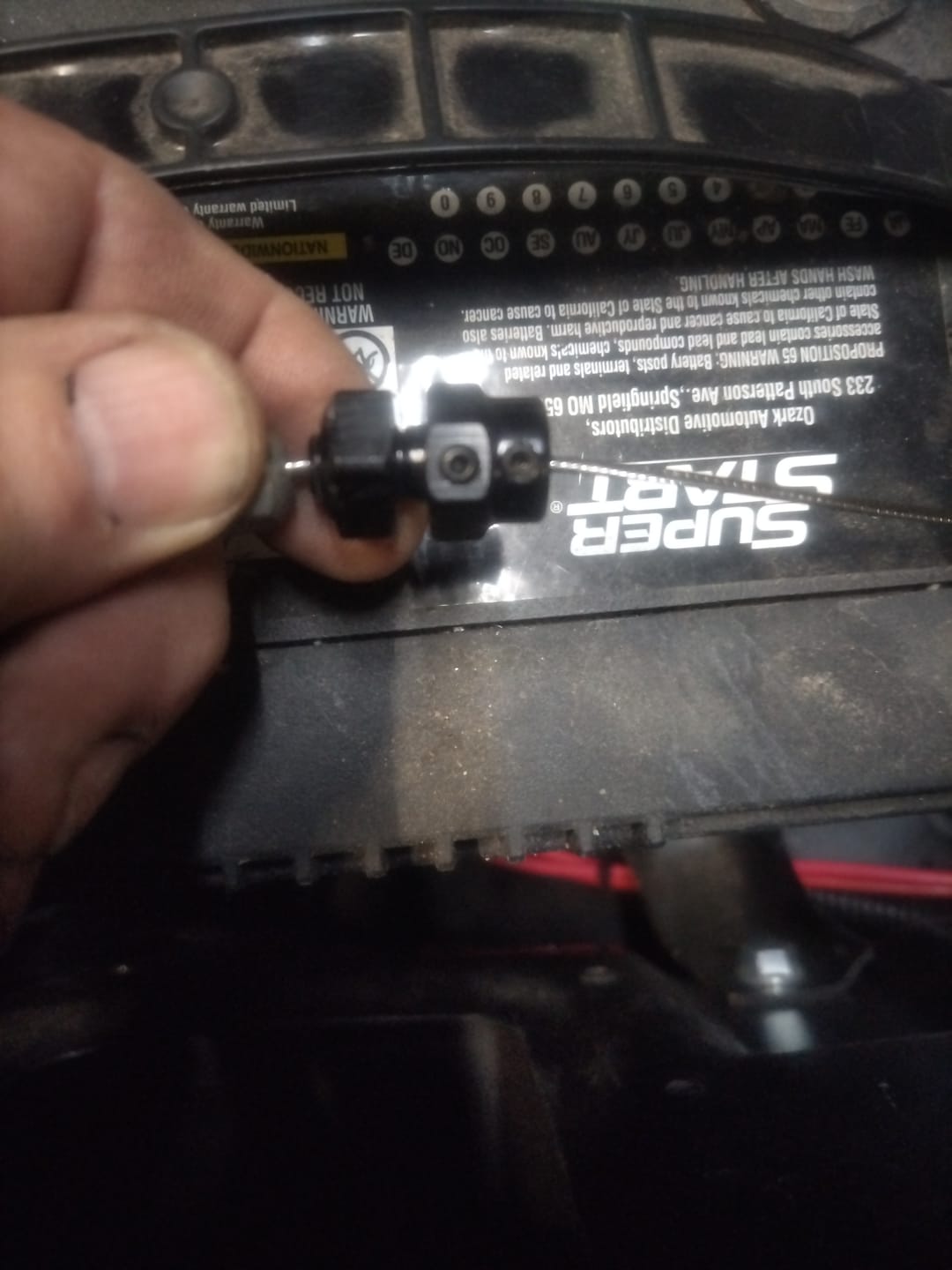 Customer photo review of Motion Raceworks 48" Throttle Cable w/ GM/Ford Pedal Attachment 18-141