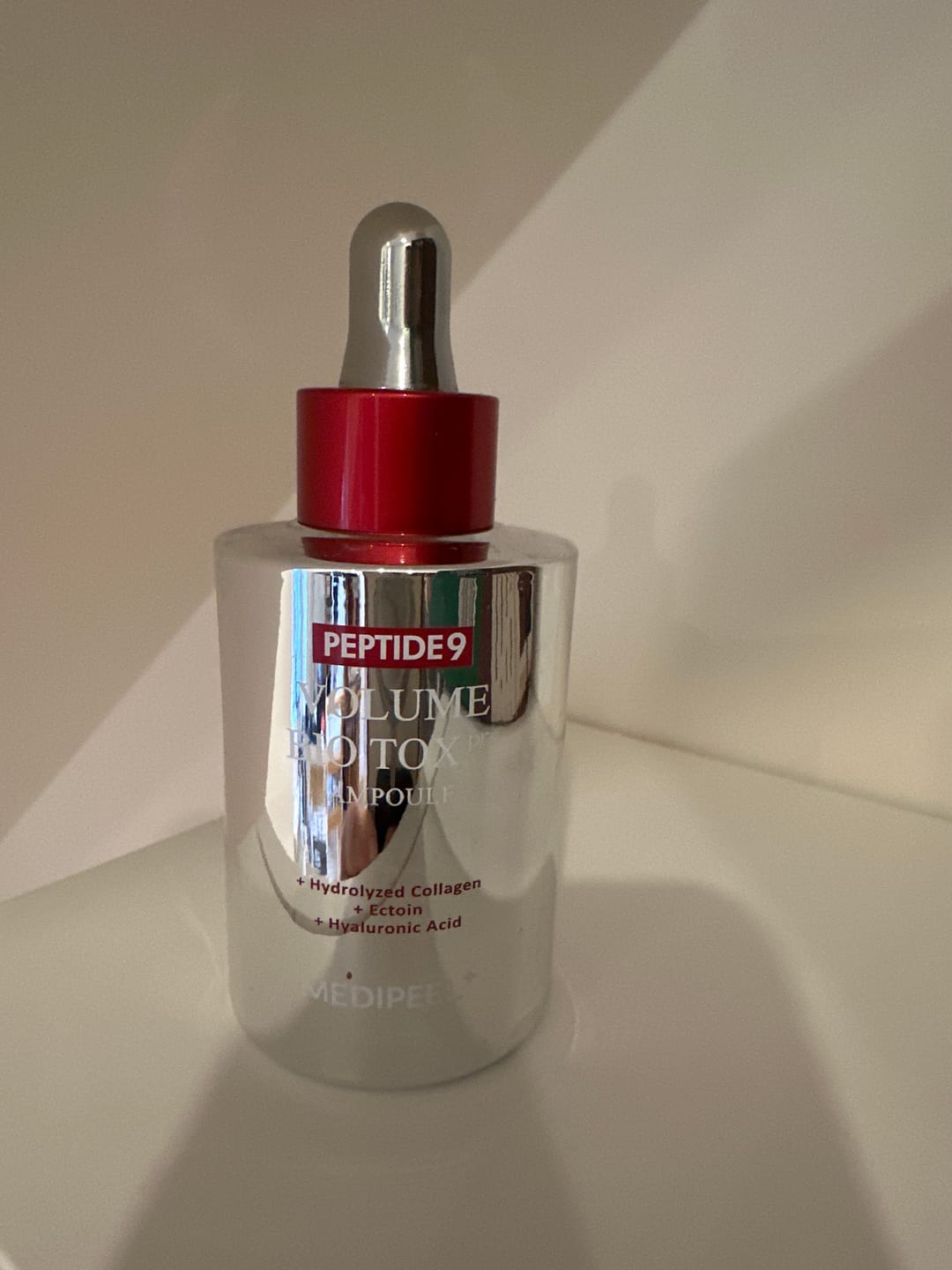 Customer photo review of Peptīdu ampula ar volufilīnu krunciņu novēršanai Medi-Peel Peptide 9 Volume Bio Tox Ampoule Pro