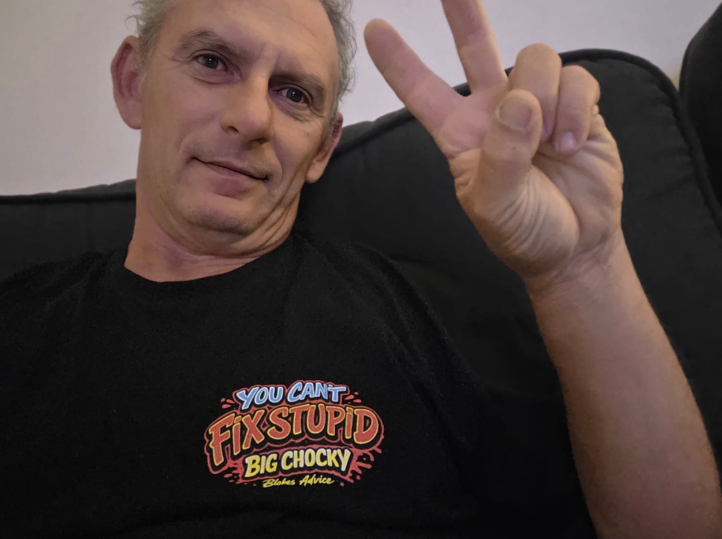 Customer photo review of Big Chocky | Clown Show Tee