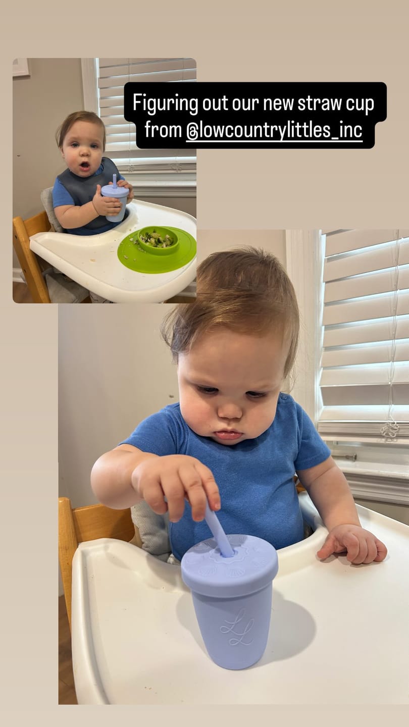 Customer photo review of The Seashell Straw Cup