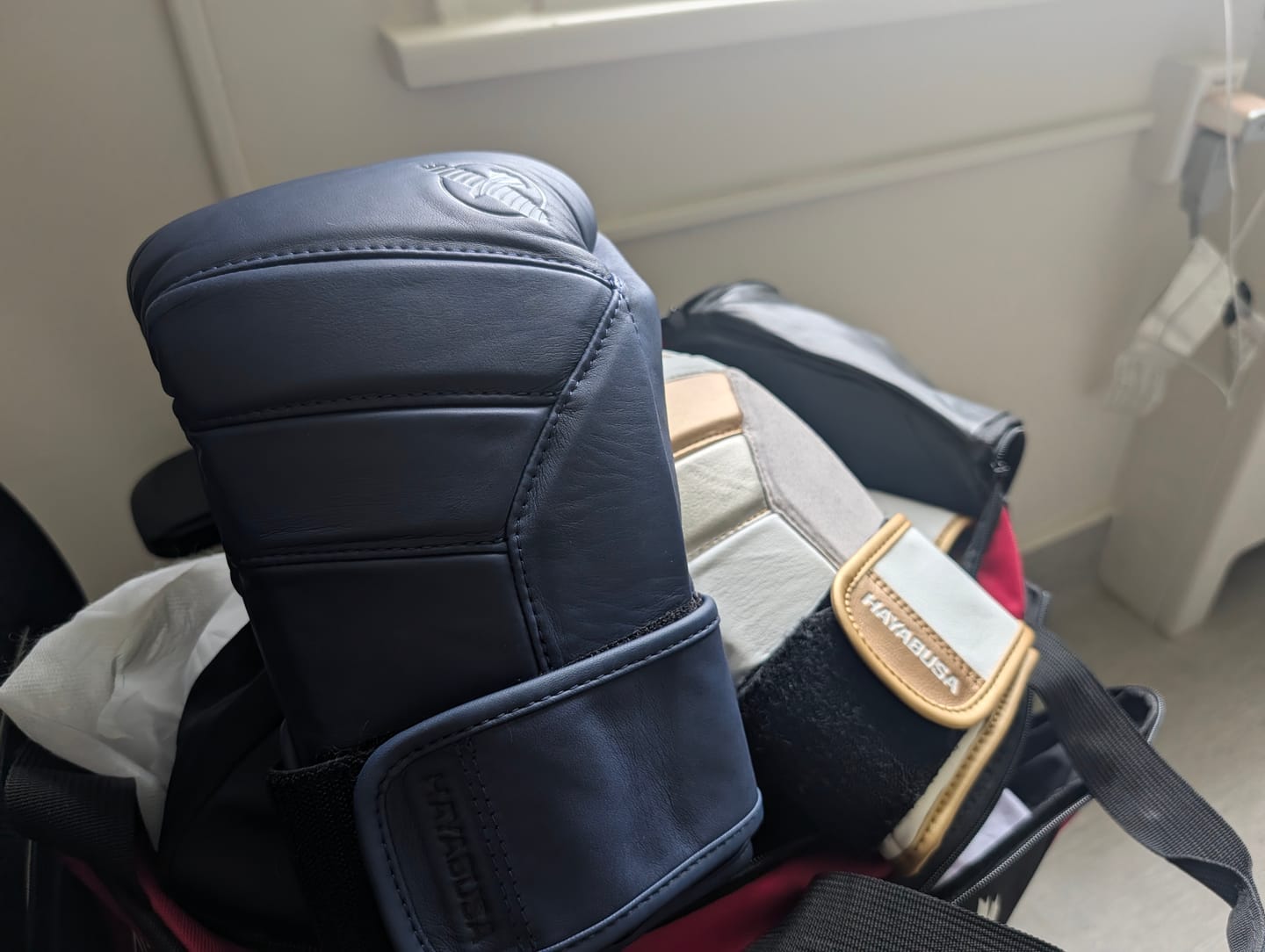 Customer photo review of HAYABUSA T3 LX BOXING GLOVES