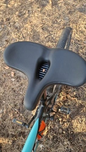 Customer photo review of Ergonomic Bicycle Saddle – Breathable – Extra-Comfort Cushion