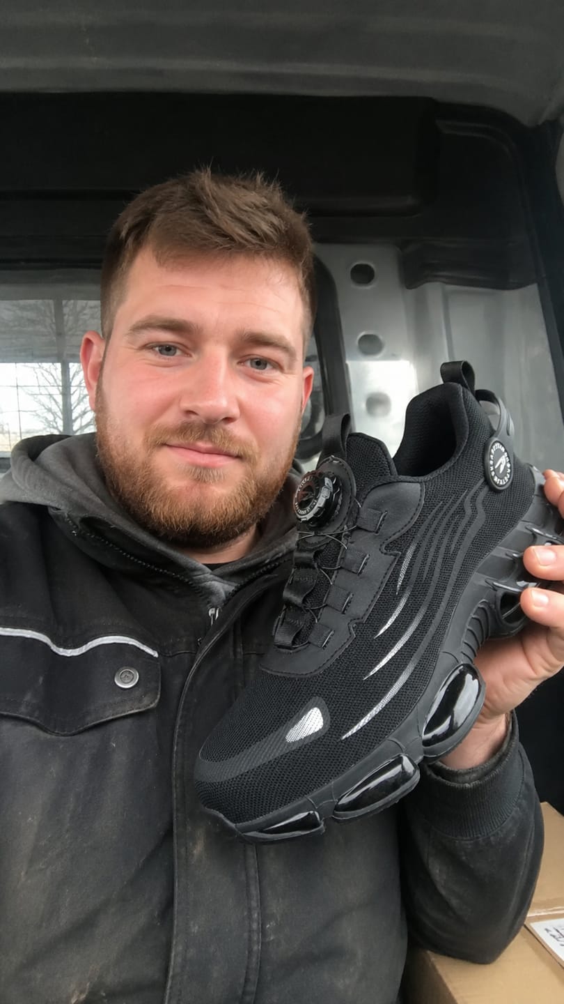 Customer photo review of Vortex S3 – Der Sicherheitsschuh, der sich wie ein Sneaker anfühlt