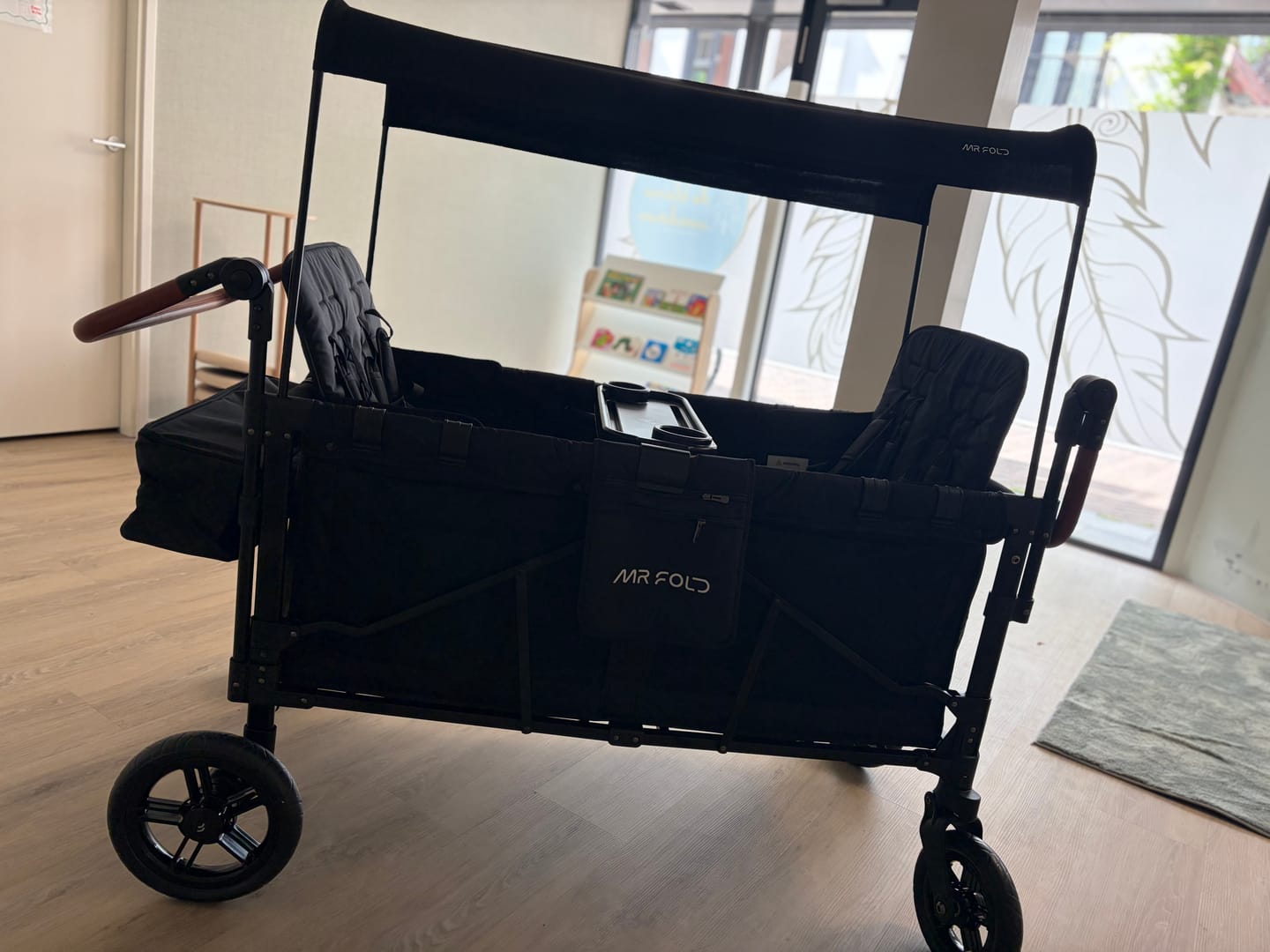 Customer photo review of P-Series Luxe 6-zits kinderkar