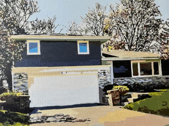 Customer photo review of Custom Paint By Numbers - Turn Trip Memory into Art
