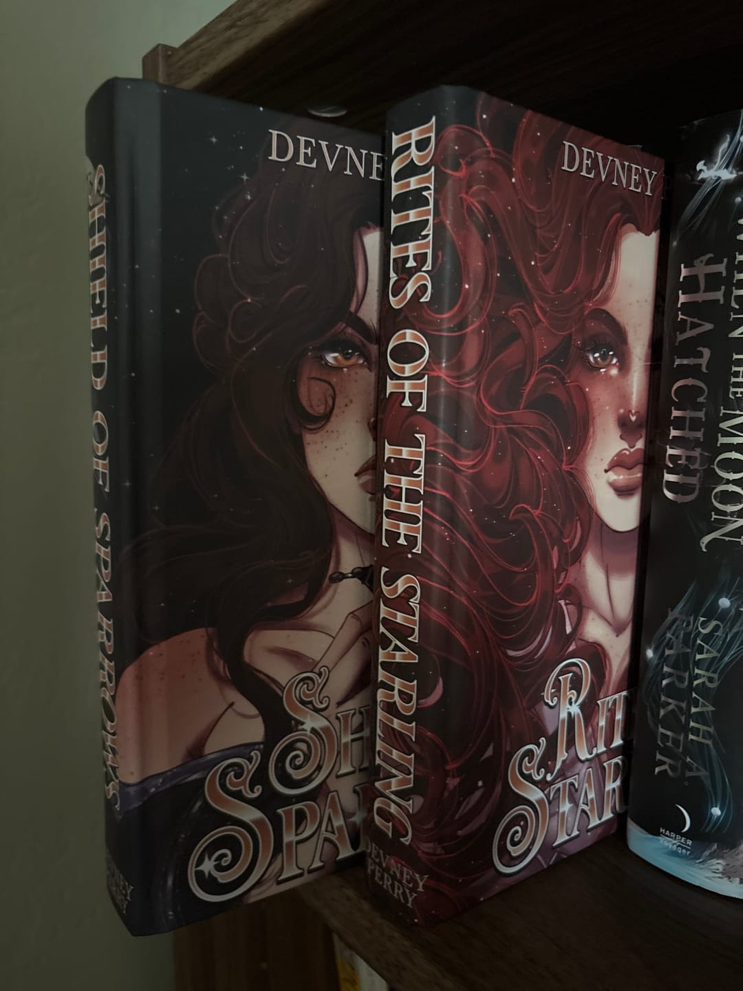 Customer photo review of PS Hardcover SE Rites of the Starling by Devney Perry