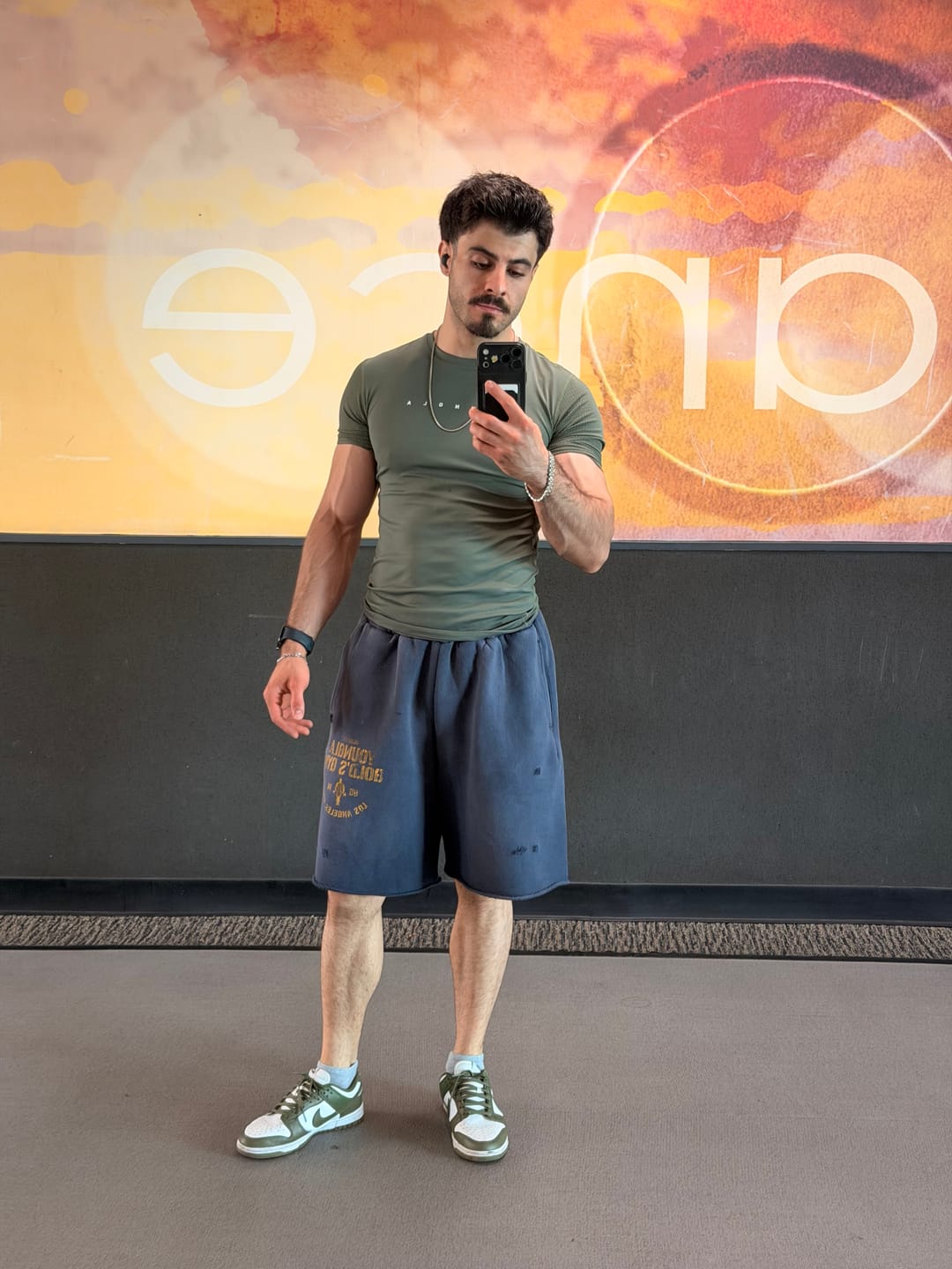 Customer photo review of 1014 - Gold's Iron Legacy Shorts