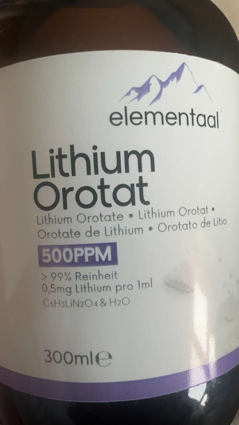 Customer photo review of Elementaal® Lithium Orotat | inkl. Dosierspritze, Messbecher & Pipette