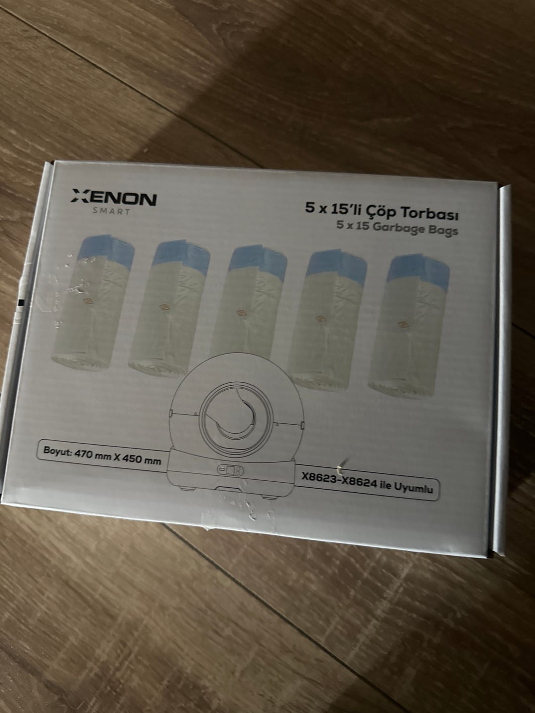 Customer photo review of Otomatik Kedi Tuvaleti Çöp Poşeti | 75 Adet, X8623, X8624 ve X8620 Uyumlu Yedek Atık Poşeti (X8779)