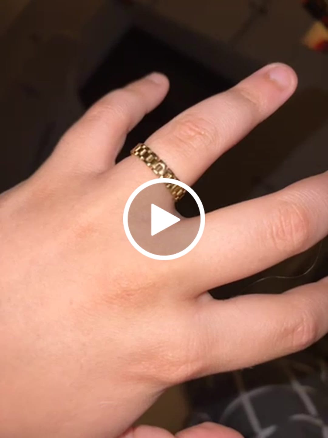 Customer video review of Rope Chain 3MM (18K Gold Plated)