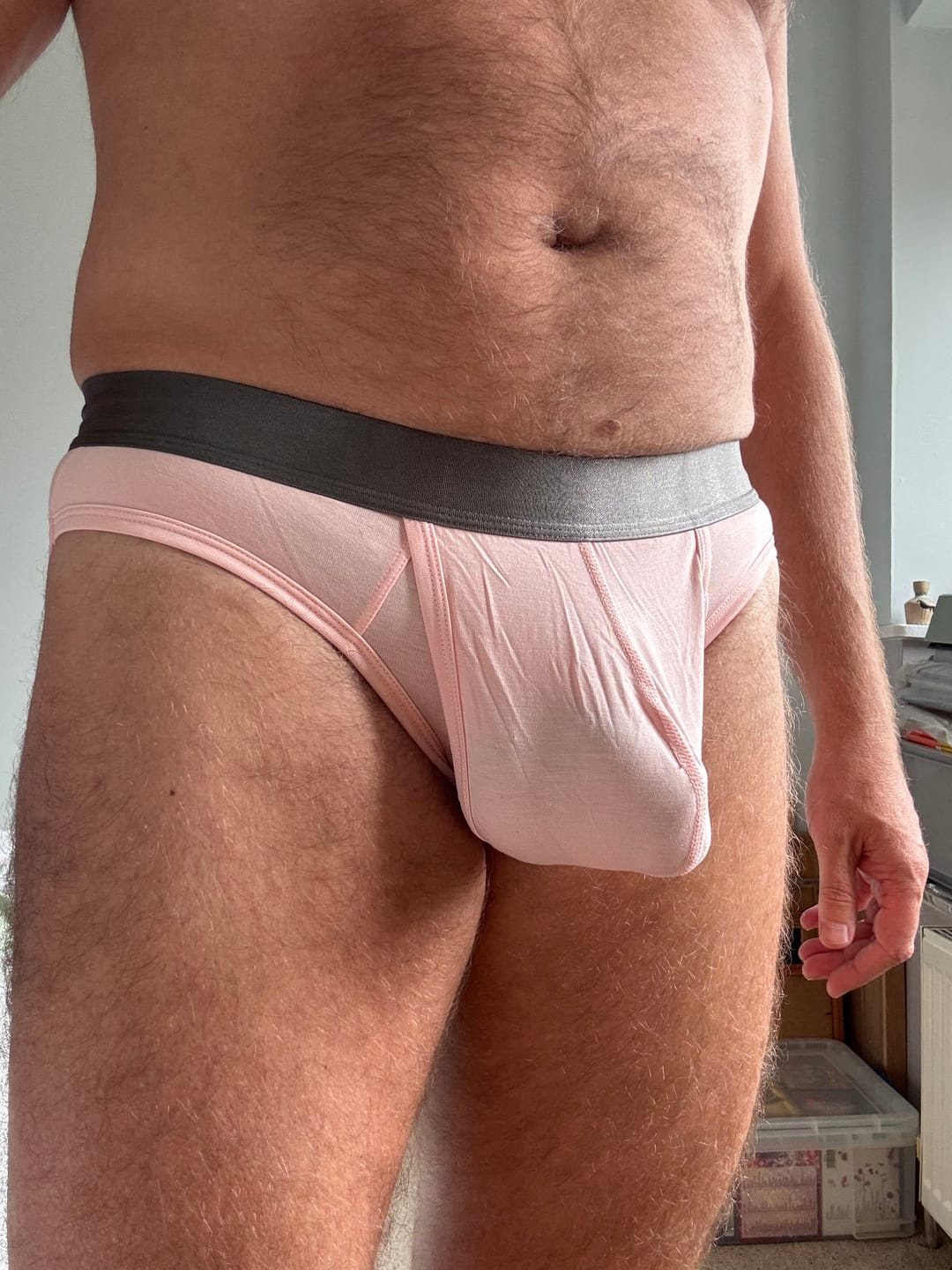 Customer photo review of 3-pack Men's Supportive Bullet Soft & Breathable Briefs