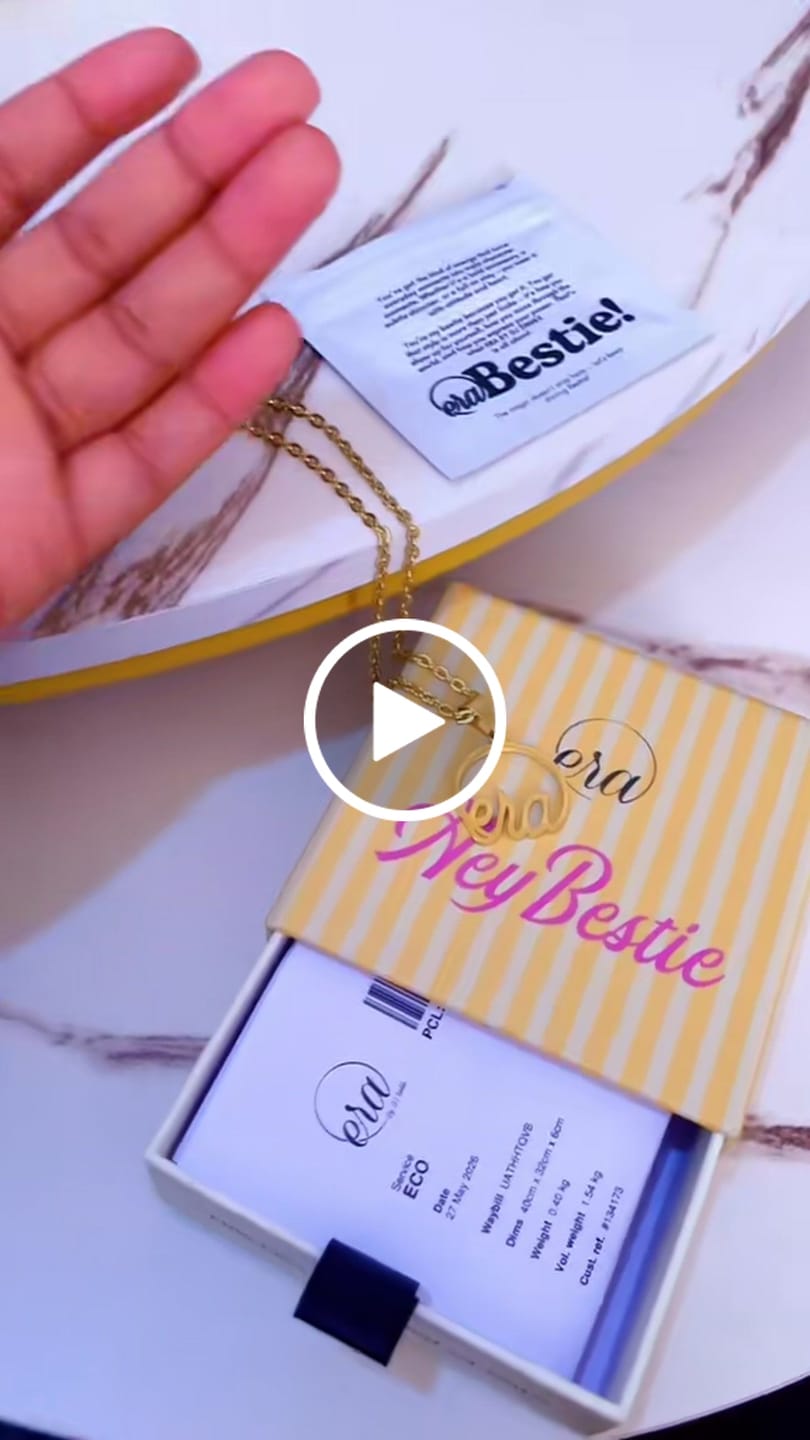 Customer video review of Gold Era Necklace