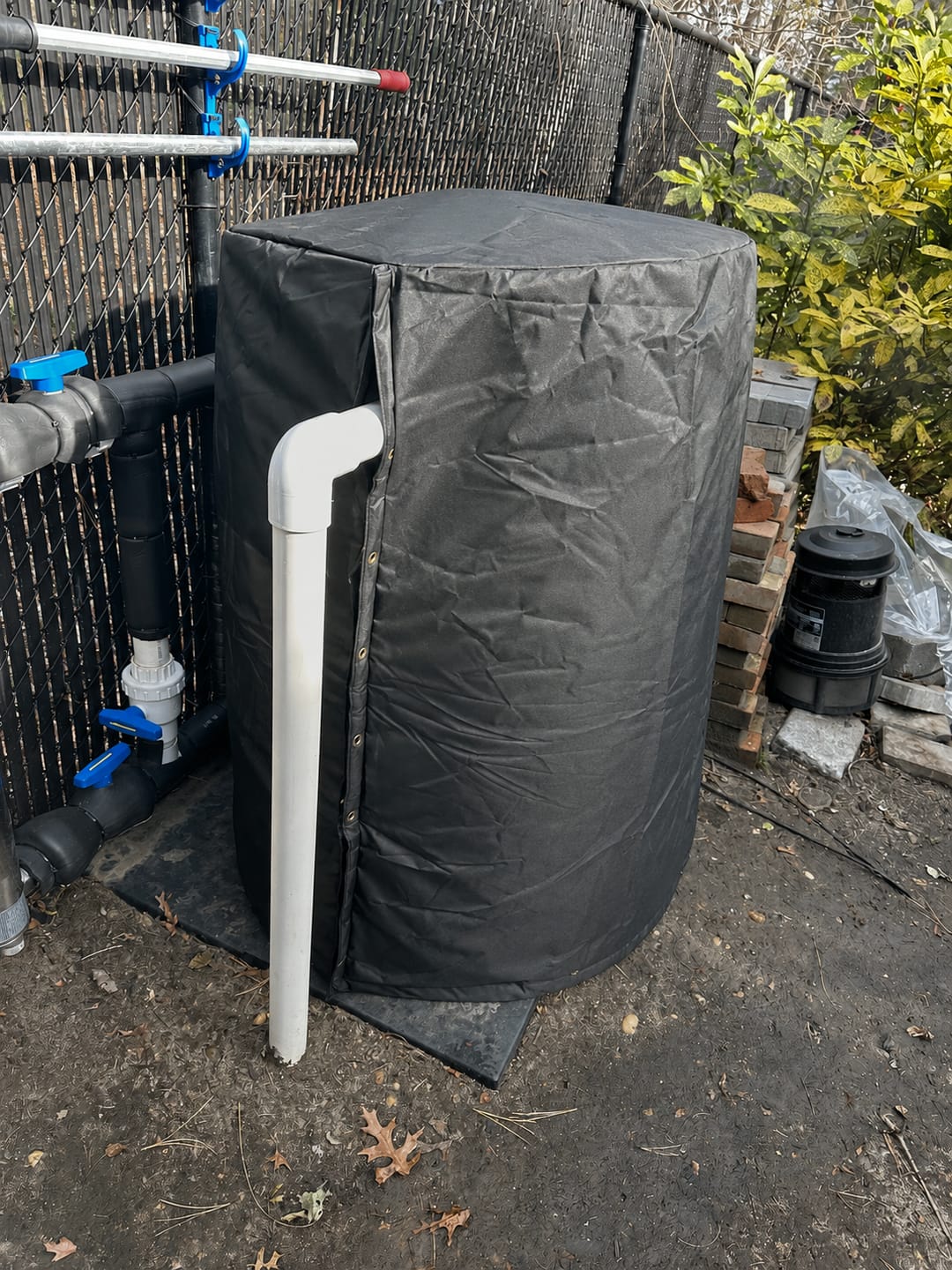 Customer photo review of Cold Snap™ Pressure Tank Insulation Cover (Beige)