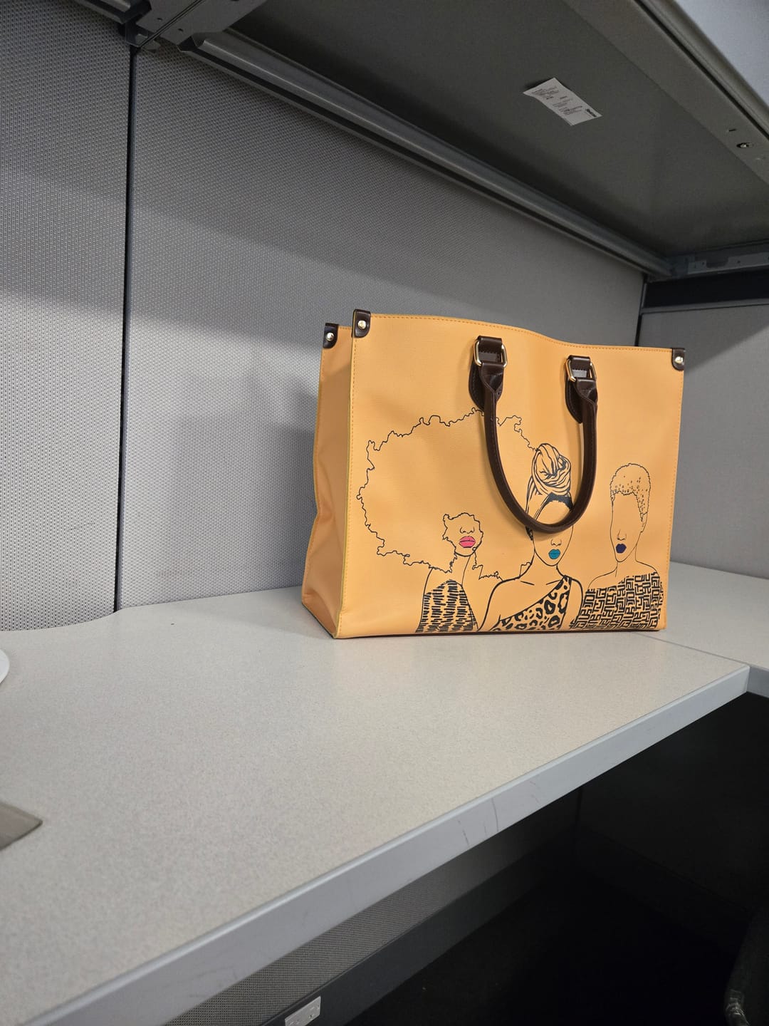 Customer photo review of Mahogany Tote Bag