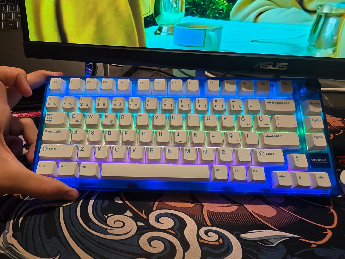 Customer photo review of Wraith W75 V2 Klavye (Manyetik Switch / HE)