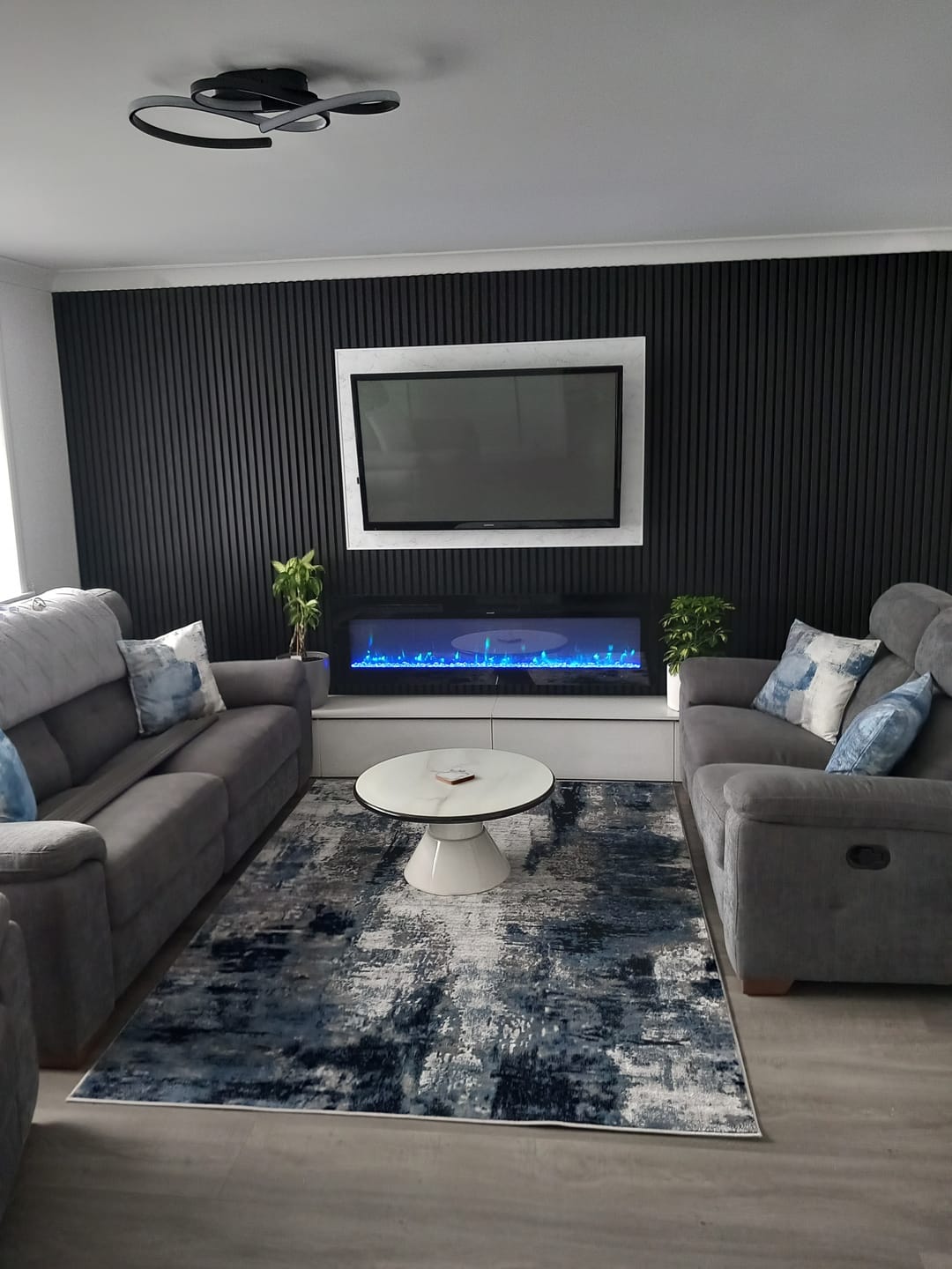 Customer photo review of Premium Acoustic Wall Panels - Light Grey