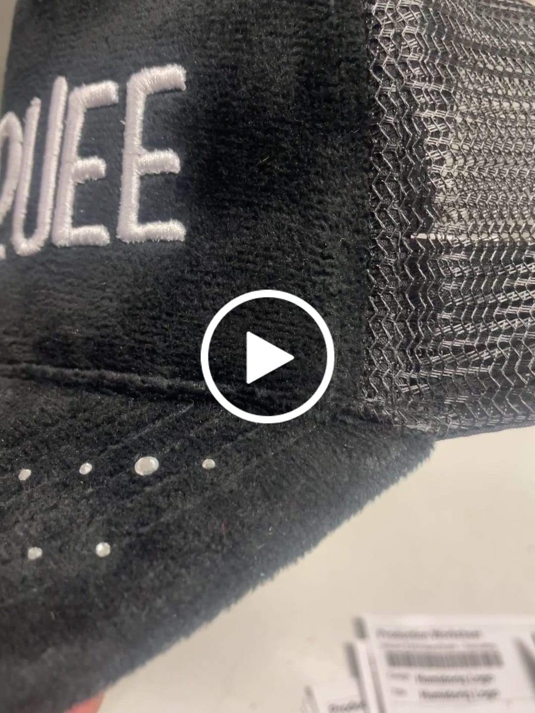 Customer video review of Velvet Trucker Hat