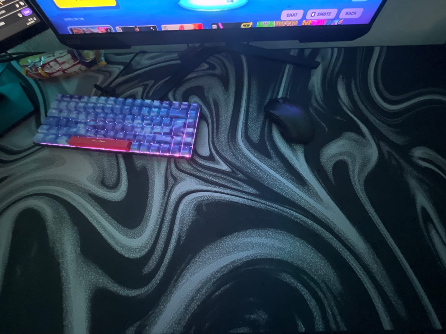 Customer photo review of LIQUID ─ SPEED ǀ GAMING MOUSEPAD