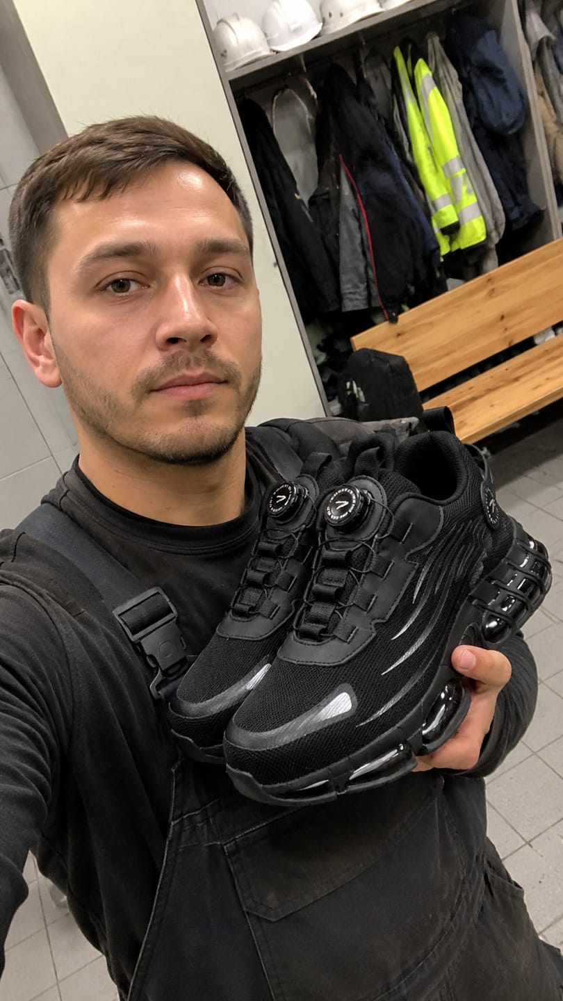 Customer photo review of Vortex S3 – Der Sicherheitsschuh, der sich wie ein Sneaker anfühlt