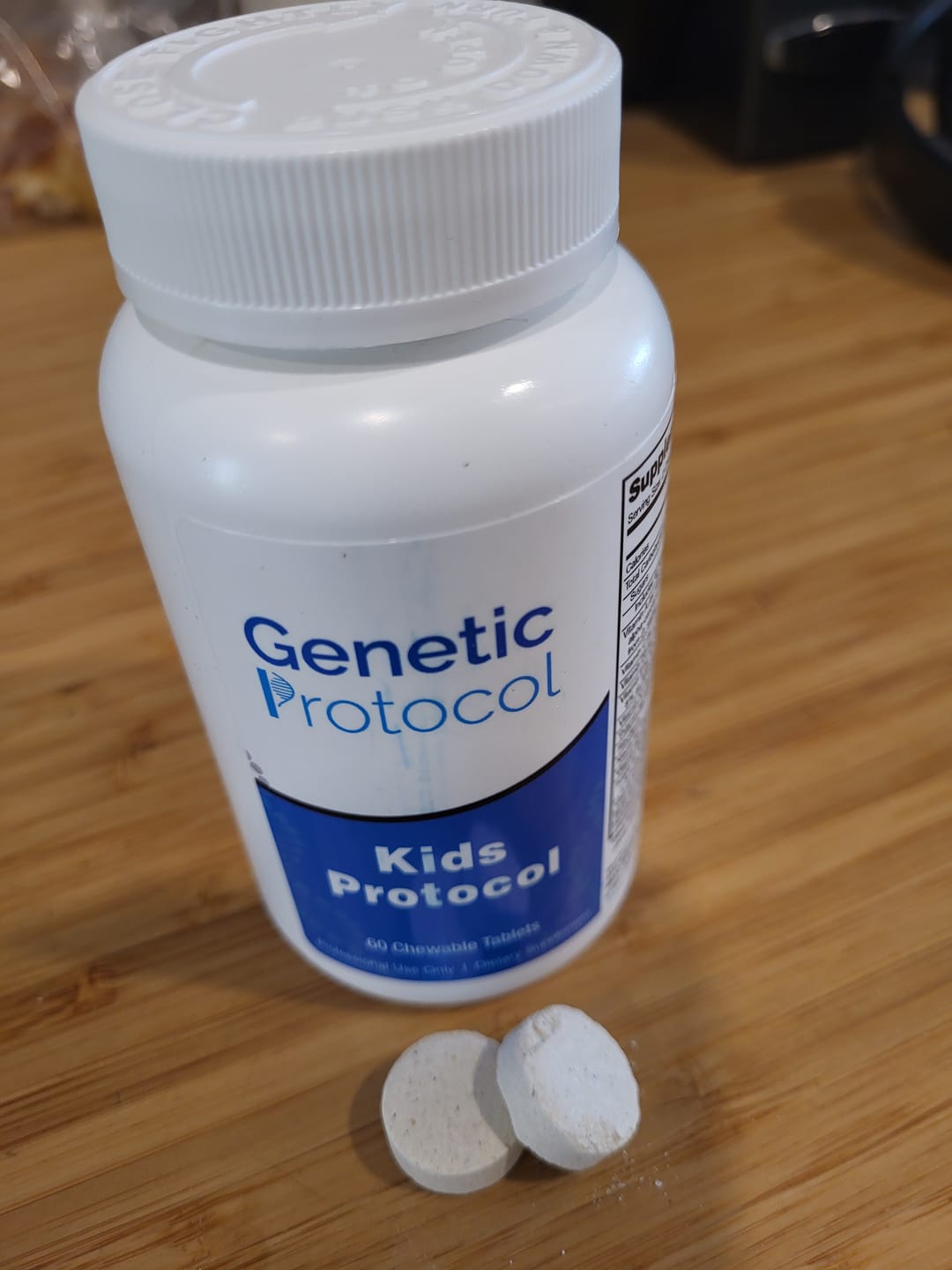 Customer photo review of Kids Protocol (chewable)