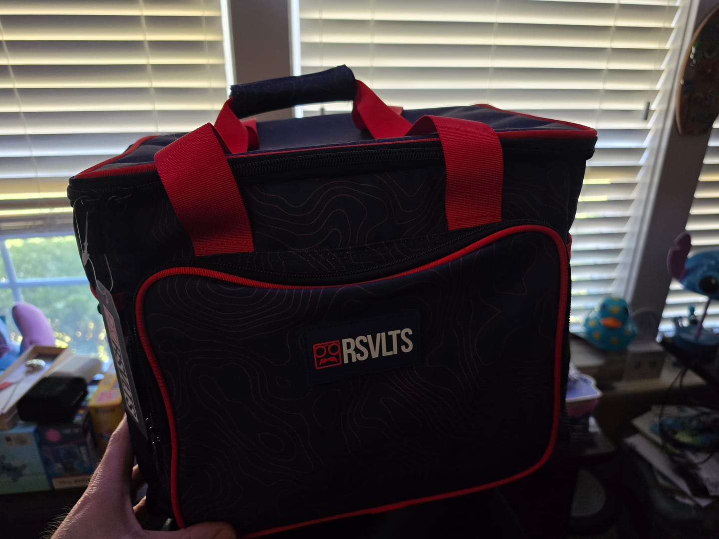 Customer photo review of Navy Topo – Cooler Bag